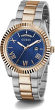 Buy Shop Guess Connoisseur Quartz Blue Dial Two Tone Steel Strap Watch For Men - GW0265G12 USA Online