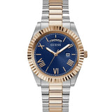 Buy Shop Guess Connoisseur Quartz Blue Dial Two Tone Steel Strap Watch For Men - GW0265G12 USA Online