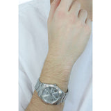 Buy Shop Guess Connoisseur Silver Dial Silver Steel Strap Watch for Men - GW0265G6 USA Online