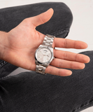 Buy Shop Guess Connoisseur Silver Dial Silver Steel Strap Watch for Men - GW0265G6 USA Online