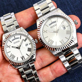 Buy Shop Guess Connoisseur Silver Dial Silver Steel Strap Watch for Men - GW0265G6 USA Online