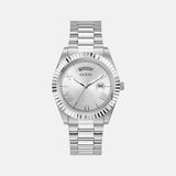 Buy Shop Guess Connoisseur Silver Dial Silver Steel Strap Watch for Men - GW0265G6 USA Online