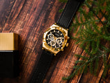 Buy Shop Guess Continental Black Dial Black Rubber Strap Watch for Men - GW0262G2 USA Online