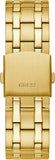 Buy Shop Guess Continental Black Dial Gold Steel Strap Watch for Men - GW0260G2 USA Online