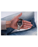 Buy Shop Guess Continental Black Dial Silver Steel Strap Watch for Men - GW0260G1 USA Online