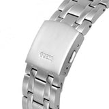 Buy Shop Guess Continental Black Dial Silver Steel Strap Watch for Men - GW0260G1 USA Online
