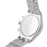 Buy Shop Guess Continental Black Dial Silver Steel Strap Watch for Men - GW0260G1 USA Online