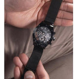 Buy Shop Guess Continental Chronograph Black Dial Black Mesh Strap Watch For Men - GW0582G3 USA Online