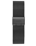 Buy Shop Guess Continental Chronograph Black Dial Black Mesh Strap Watch For Men - GW0582G3 USA Online