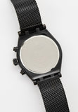 Buy Shop Guess Continental Chronograph Black Dial Black Mesh Strap Watch For Men - GW0582G3 USA Online
