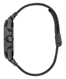 Buy Shop Guess Continental Chronograph Black Dial Black Mesh Strap Watch For Men - GW0582G3 USA Online