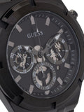 Buy Shop Guess Continental Chronograph Black Dial Black Mesh Strap Watch For Men - GW0582G3 USA Online