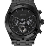 Buy Shop Guess Continental Chronograph Black Dial Black Mesh Strap Watch For Men - GW0582G3 USA Online