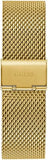 Buy Shop Guess Continental Chronograph Black Dial Gold Mesh Strap Watch For Men - GW0582G2 USA Online