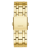 Buy Shop Guess Continental Diamonds Gold Dial Gold Steel Strap Watch for Men - GW0261G2 USA Online