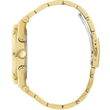 Buy Shop Guess Continental Diamonds Gold Dial Gold Steel Strap Watch for Men - GW0261G2 USA Online