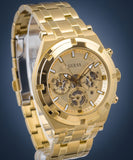 Buy Shop Guess Continental Gold Dial Gold Steel Strap Watch For Men - GW0260G4 USA Online