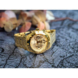 Buy Shop Guess Continental Gold Dial Gold Steel Strap Watch For Men - GW0260G4 USA Online