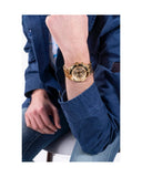 Buy Shop Guess Continental Gold Dial Gold Steel Strap Watch For Men - GW0260G4 USA Online