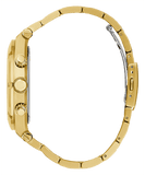 Buy Shop Guess Continental Gold Dial Gold Steel Strap Watch For Men - GW0260G4 USA Online