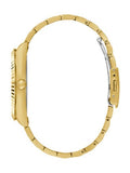 Buy Shop Guess Continental Gold Dial Gold Steel Strap Watch For Men - GW0260G4 USA Online