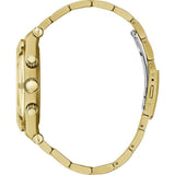 Buy Shop Guess Continental Gold Dial Gold Steel Strap Watch For Men - GW0260G4 USA Online