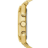 Buy Shop Guess Continental Gold Dial Gold Steel Strap Watch For Men - GW0260G4 USA Online