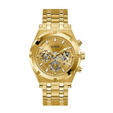 Buy Shop Guess Continental Gold Dial Gold Steel Strap Watch For Men - GW0260G4 USA Online