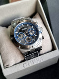 Buy Shop Guess Continental Grey Dial Grey Steel Strap Watch for Men - GW0260G3 USA Online