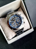 Buy Shop Guess Continental Grey Dial Grey Steel Strap Watch for Men - GW0260G3 USA Online