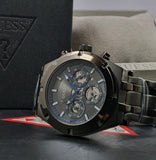 Buy Shop Guess Continental Grey Dial Grey Steel Strap Watch for Men - GW0260G3 USA Online