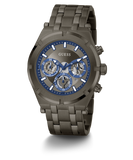 Buy Shop Guess Continental Grey Dial Grey Steel Strap Watch for Men - GW0260G3 USA Online