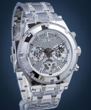 Buy Shop Guess Continental Silver Dial Silver Steel Strap Watch for Men - GW0261G1 USA Online