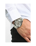 Buy Shop Guess Continental Silver Dial Silver Steel Strap Watch for Men - GW0261G1 USA Online