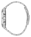 Buy Shop Guess Continental Silver Dial Silver Steel Strap Watch for Men - GW0261G1 USA Online