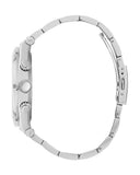 Buy Shop Guess Continental Silver Dial Silver Steel Strap Watch for Men - GW0261G1 USA Online