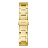 Buy Shop Guess Cosmic Chronograph Gold Dial Gold Steel Strap Watch for Women - GW0465L1 USA Online