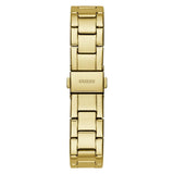 Buy Shop Guess Cosmic Chronograph Gold Dial Gold Steel Strap Watch for Women - GW0465L1 USA Online
