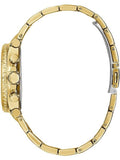 Buy Shop Guess Cosmic Chronograph Gold Dial Gold Steel Strap Watch for Women - GW0465L1 USA Online