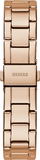 Buy Shop Guess Cosmic Chronograph Rose Gold Dial Rose Gold Steel Strap Watch for Women - GW0465L2 USA Online