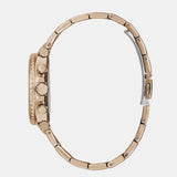 Buy Shop Guess Cosmic Chronograph Rose Gold Dial Rose Gold Steel Strap Watch for Women - GW0465L2 USA Online
