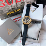 Buy Shop Guess Cosmic Multifunction Black Dial Black Silicone Strap Watch For Women - GW0466L1 USA Online