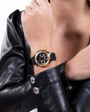 Buy Shop Guess Cosmic Multifunction Black Dial Black Silicone Strap Watch For Women - GW0466L1 USA Online