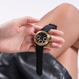 Buy Shop Guess Cosmic Multifunction Black Dial Black Silicone Strap Watch For Women - GW0466L1 USA Online