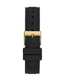Buy Shop Guess Cosmic Multifunction Black Dial Black Silicone Strap Watch For Women - GW0466L1 USA Online