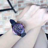 Buy Shop Guess Cosmic Multifunction Blue Dial Blue Silicone Strap Watch For Women - GW0466L2 USA Online