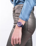 Buy Shop Guess Cosmic Multifunction Blue Dial Blue Silicone Strap Watch For Women - GW0466L2 USA Online