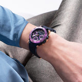 Buy Shop Guess Cosmic Multifunction Blue Dial Blue Silicone Strap Watch For Women - GW0466L2 USA Online