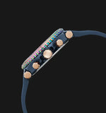 Buy Shop Guess Cosmic Multifunction Blue Dial Blue Silicone Strap Watch For Women - GW0466L2 USA Online