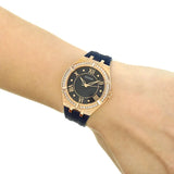 Buy Shop Guess Cosmo Diamonds Blue Blue Dial Blue Silicone Strap Watch for Women - GW0034L4 USA Online